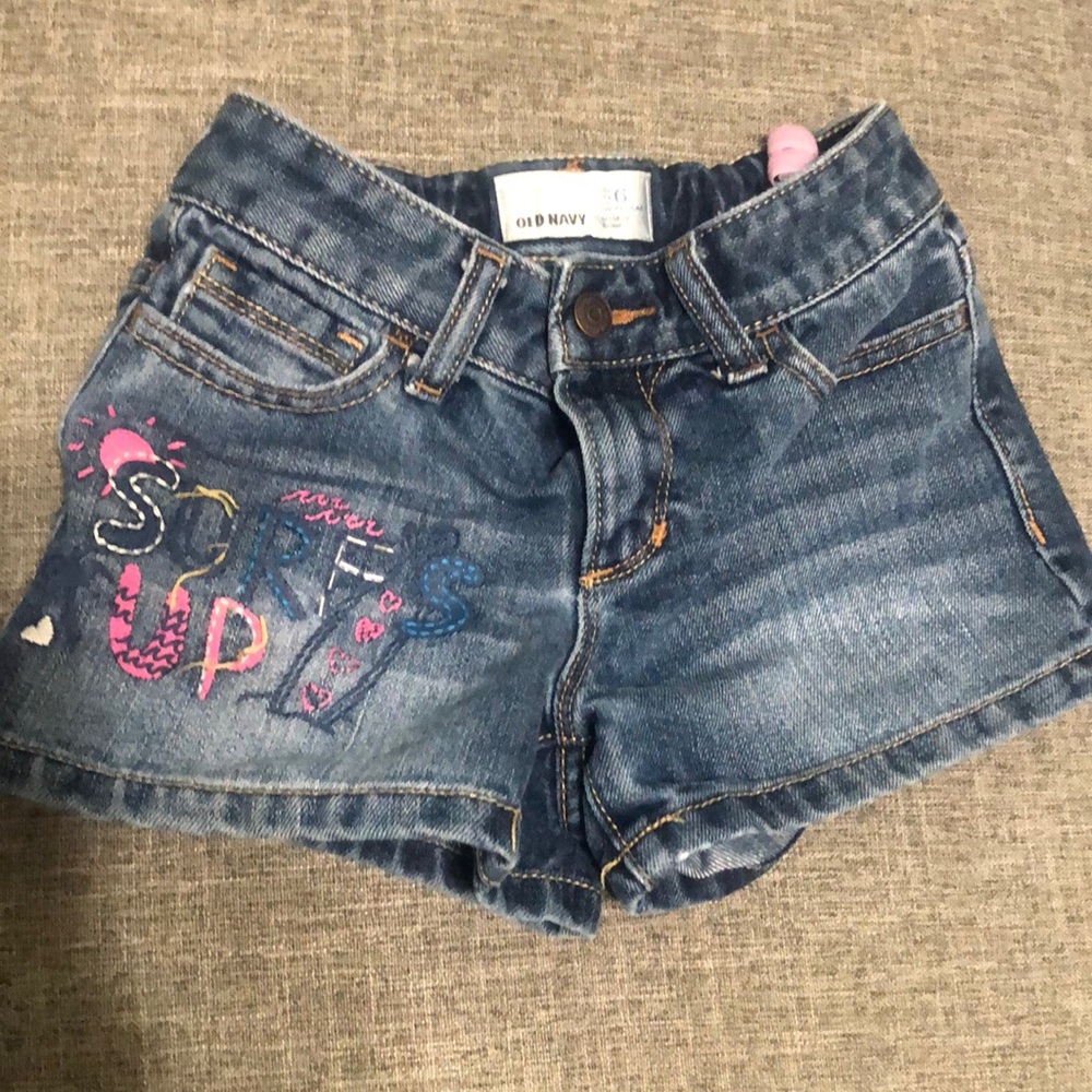 Denim shorts